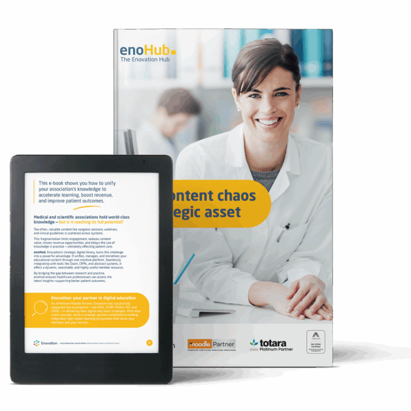 Image of enoHub ebook — From content chaos to strategic asset